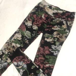 FLORAL pattern leggings : COCO&CARMEN ,S/M